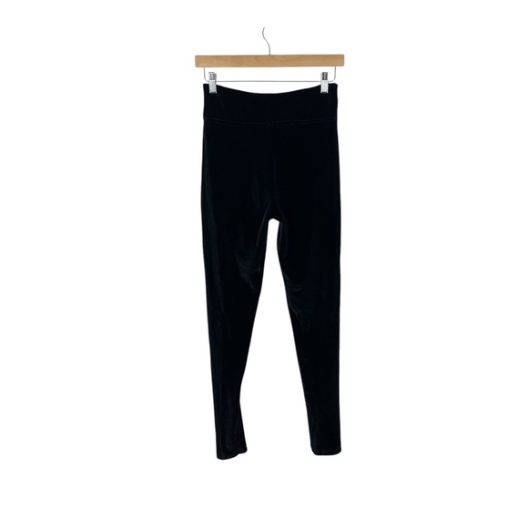 NWT Sam Edelman High Waisted Velvet Leggings in Black Size S - Picture 7 of 11